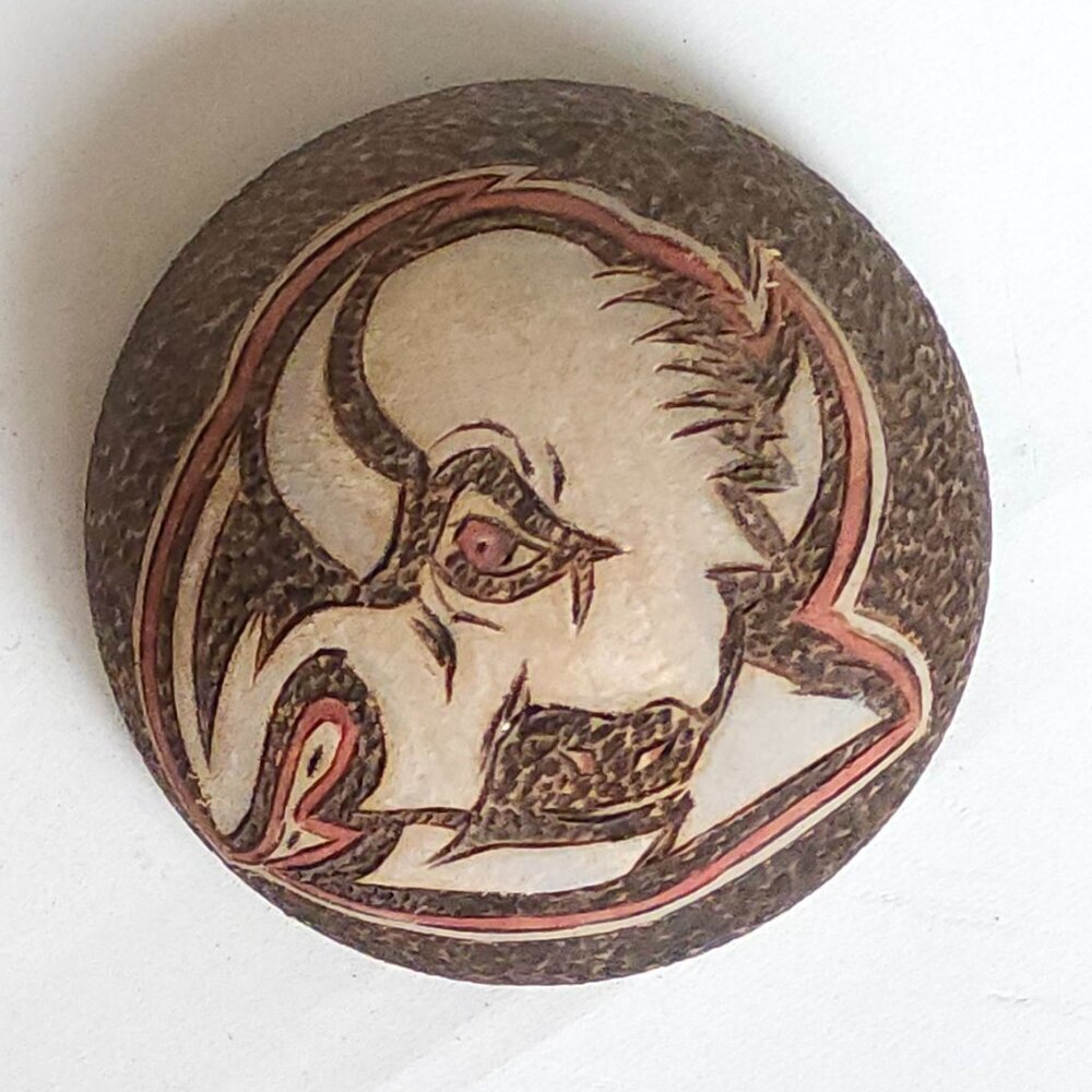 Buffalo Sabres Fridge Magnet 2006 3D half sphere Wood